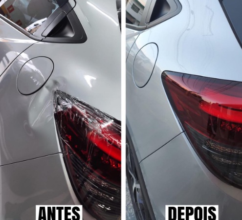 Antes e depois do martelinho de ouro