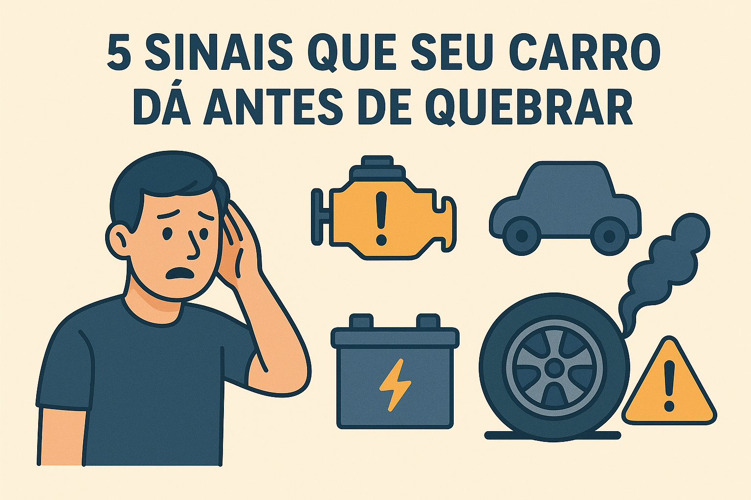 Sinais de problemas no carro